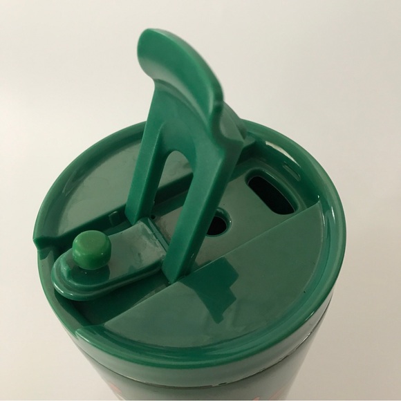 David’s Tea tumbler Travel Mug green Christmas light & Mouse. New . No box. - Picture 3 of 6